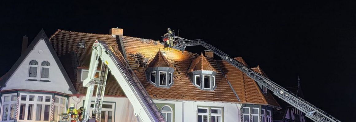 17.12.2025 - Dachstuhlbrand in der Altstadt von Goslar